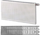Dia Norm, тип 33 Compact Ventil (нижнее подключение)