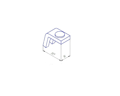 Контакт КТ5013С неподвижный
